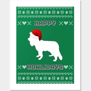 Cavalier King Charles Spaniel Ugly Christmas Sweater Posters and Art